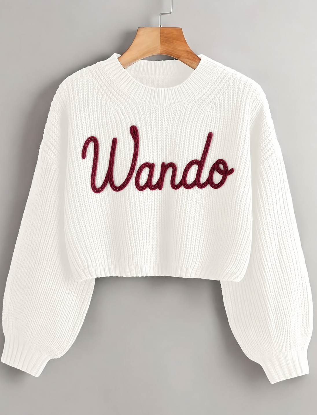 Wando™ Signature Heirloom Chain Stitch Sweater