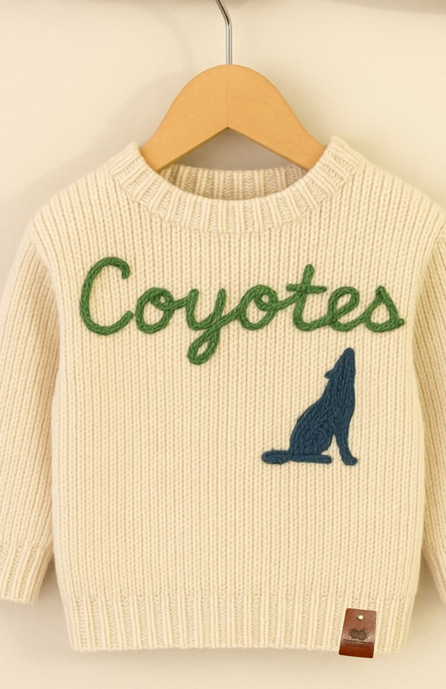 Carolina Park Coyote Signature Cable Knit Sweater ππΊ