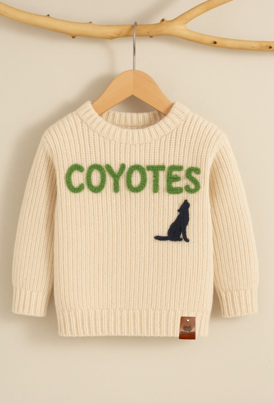 Carolina Park Coyote Signature Cable Knit Sweater ππΊ
