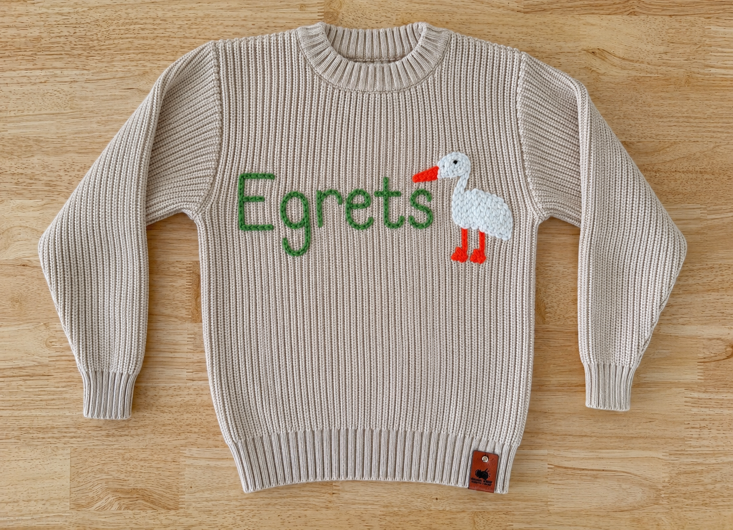 James B. Edwards School – “Egrets” Elementary Font Mascot Sweater