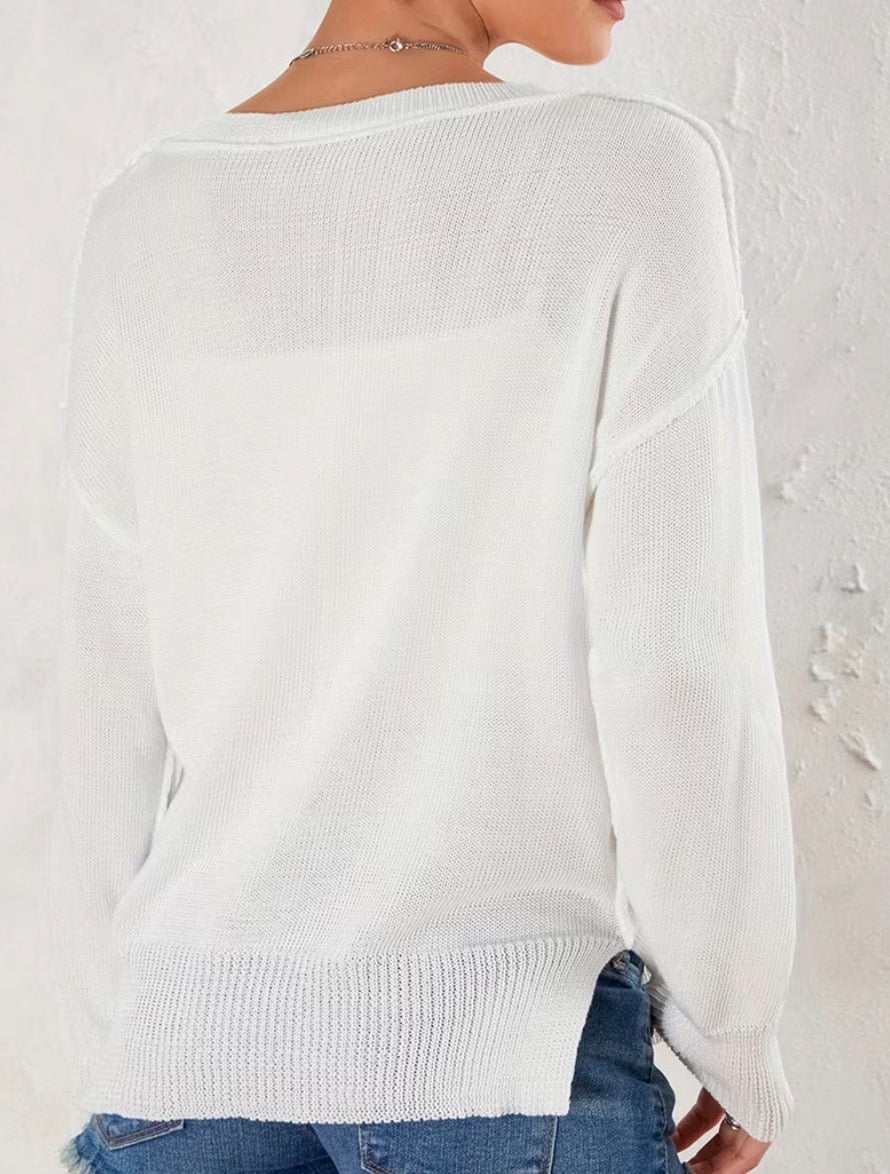 🇺🇸 Classic American Flag Ladies Sweater 🇺🇸