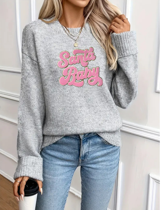 💋 Santa Baby Sweater – Pleasant Threads™ Holiday Collection