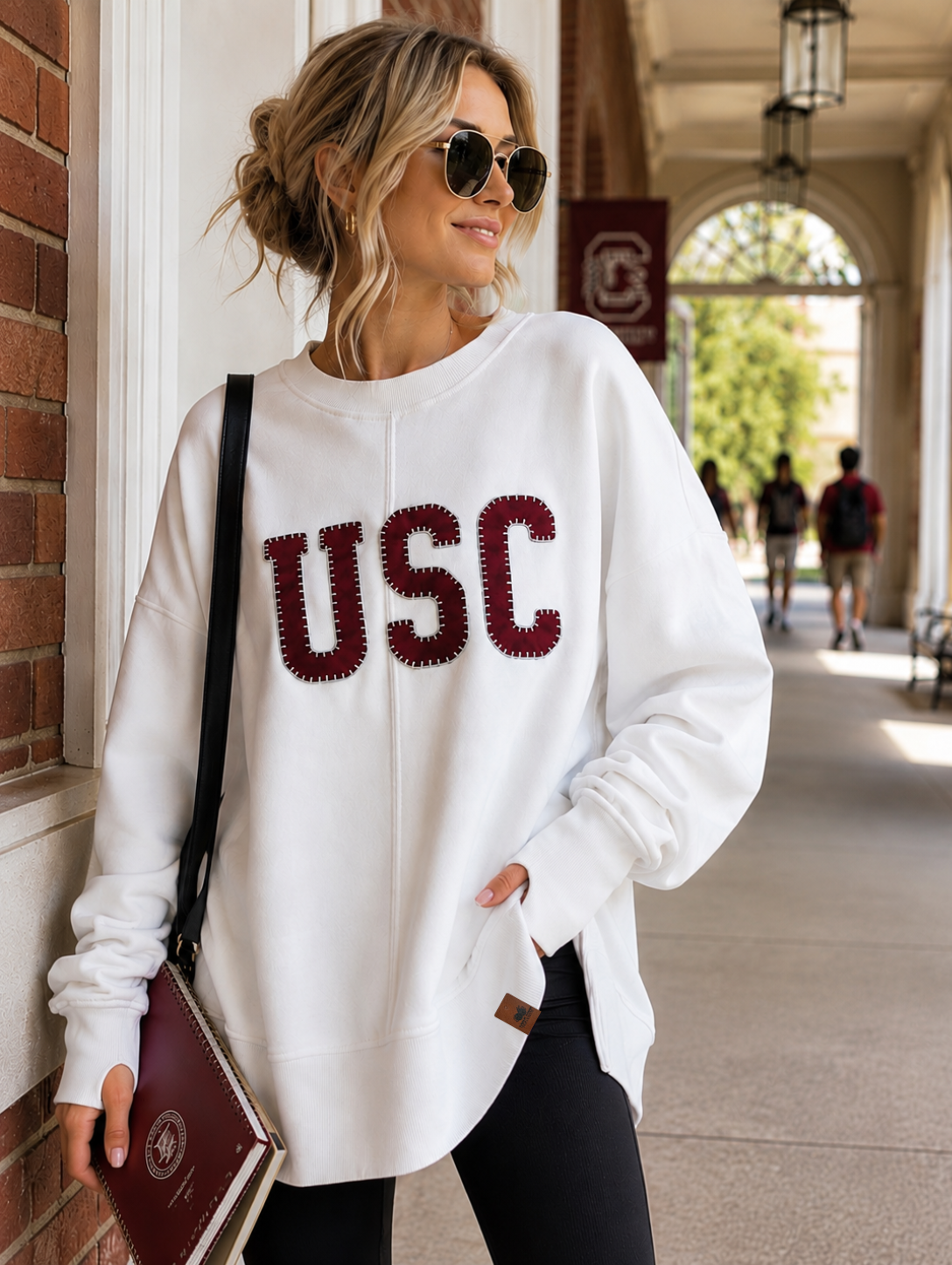 Pleasant Threads™ USC Heritage Appliqué Sweatshirt