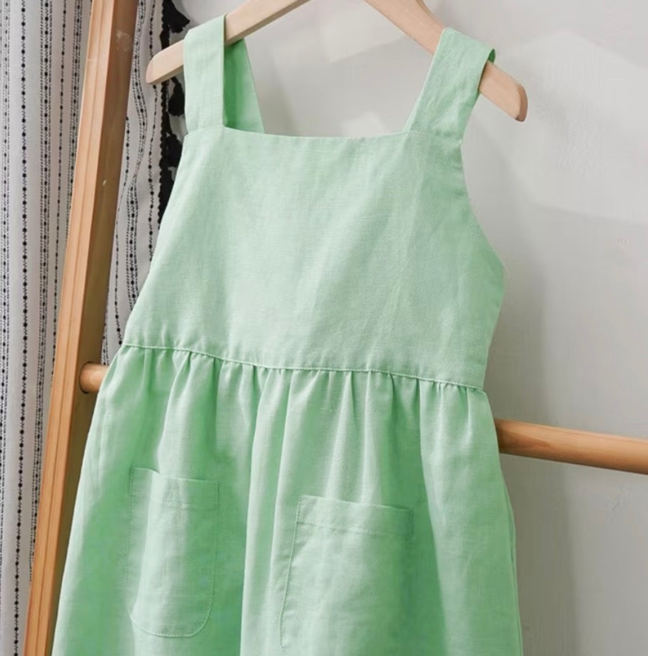 The Seabrook Linen Bow Dress 🌿