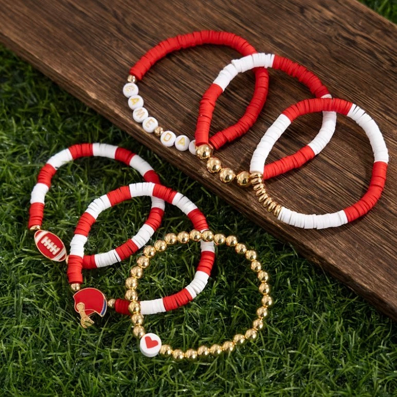 University of Alabama Game Day Bracelet Collection🤍♥️🌊