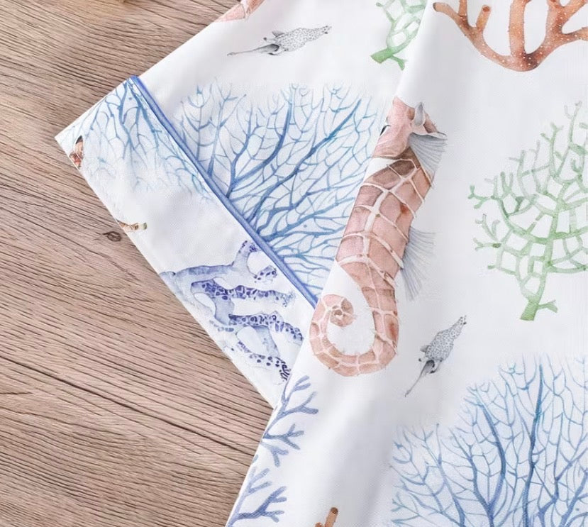 🐚 The Coastal Reef Pajama Set