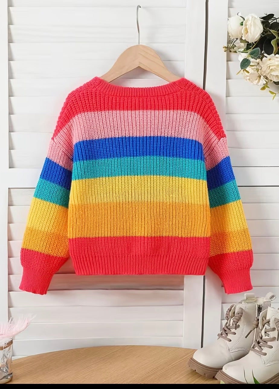 The Rainbow Row Cardigan 🌈