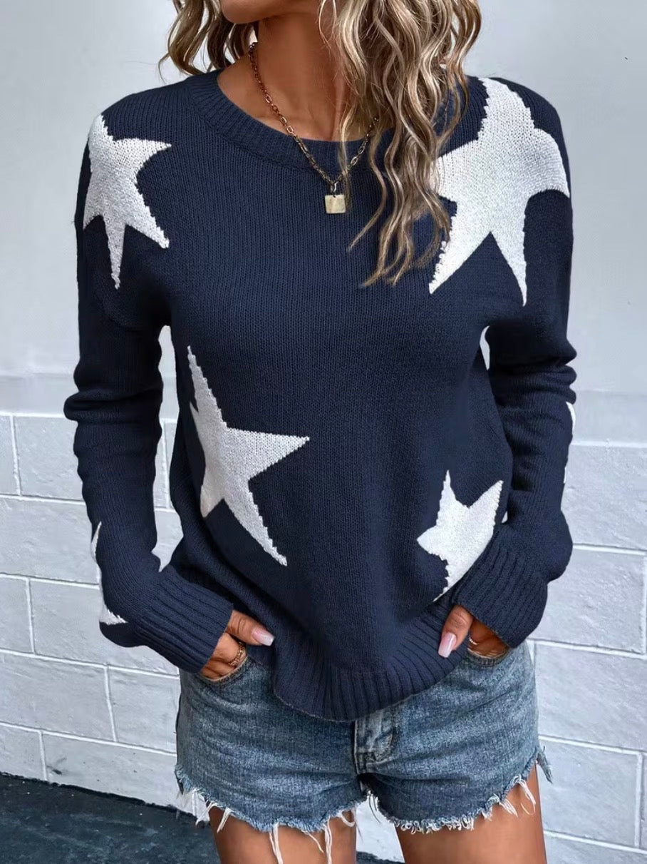 Classic Star Knit Sweater
