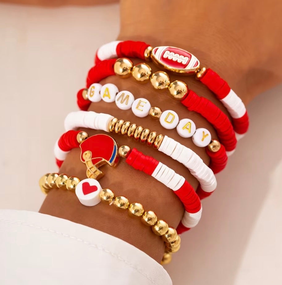 University of Alabama Game Day Bracelet Collection🤍♥️🌊