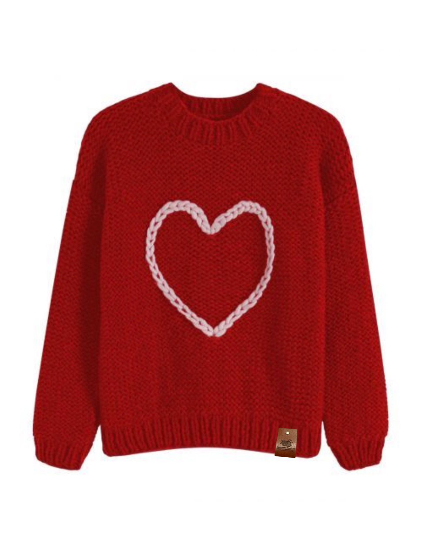 ❤️ Sweetheart Heart Sweater | Hand-Stitched Heirloom Knit ❤️