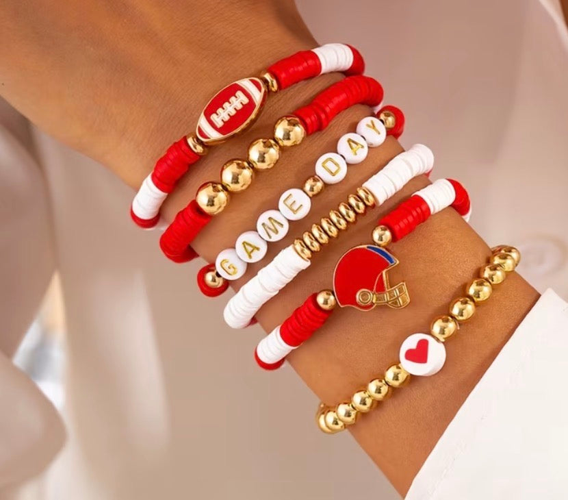 University of Alabama Game Day Bracelet Collection🤍♥️🌊