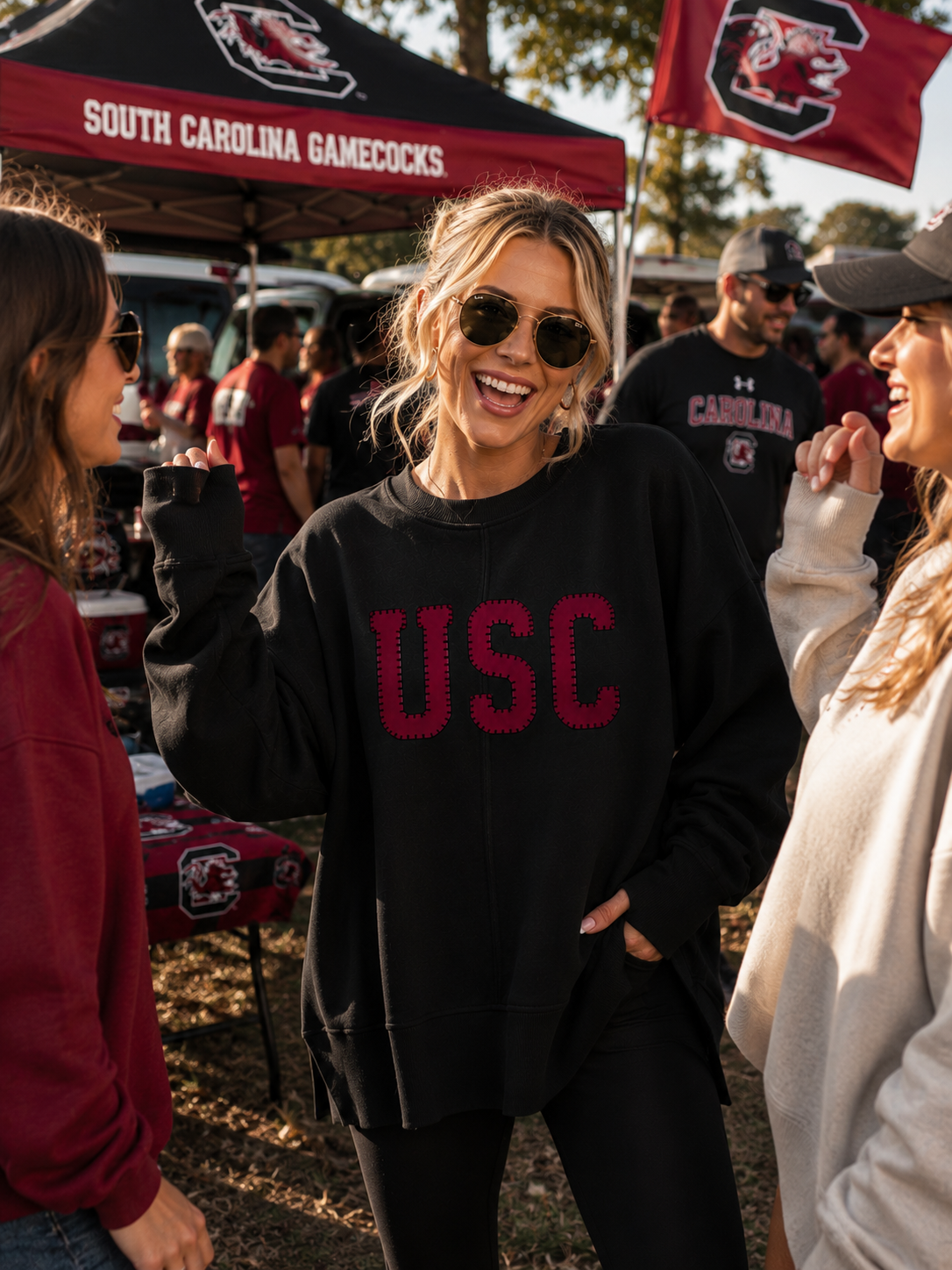 Pleasant Threads™ USC Heritage Appliqué Sweatshirt