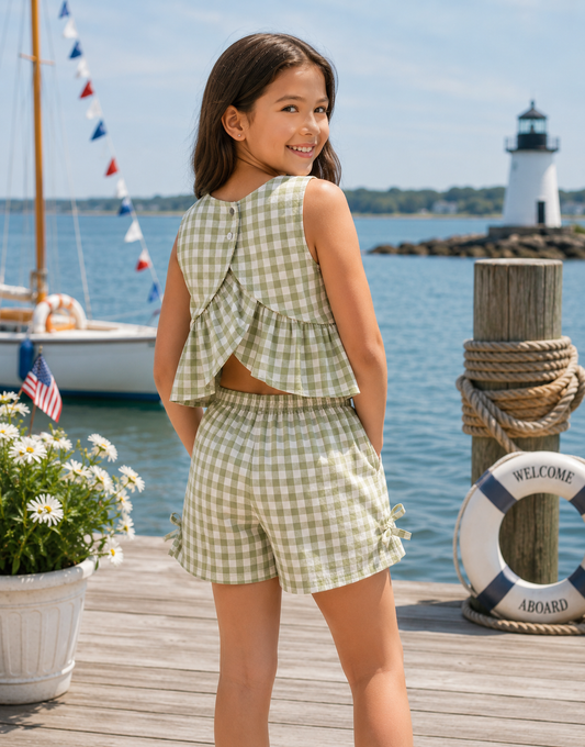 The Harbor Breeze Gingham Set ⚓️🌿