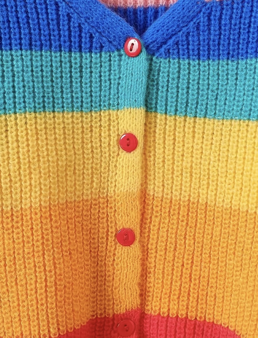 The Rainbow Row Cardigan 🌈