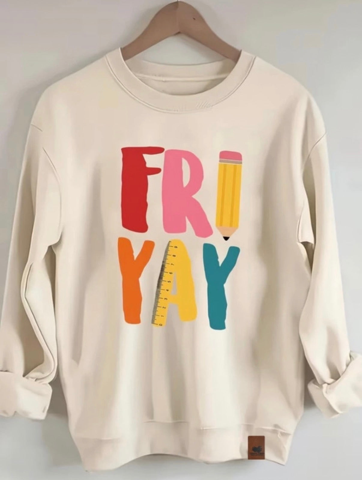 FRI YAY Teacher Comfort Sweatshirt ✏️🍎