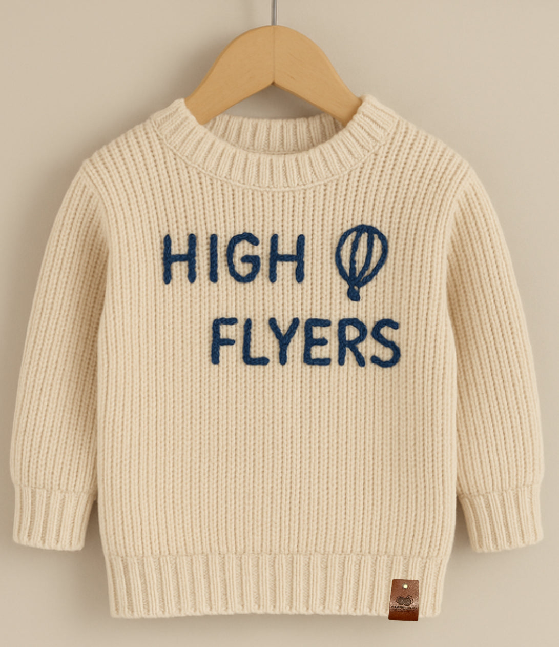 Belle Hall High Flyers Elementary Cable Knit Sweater 💙🎈
