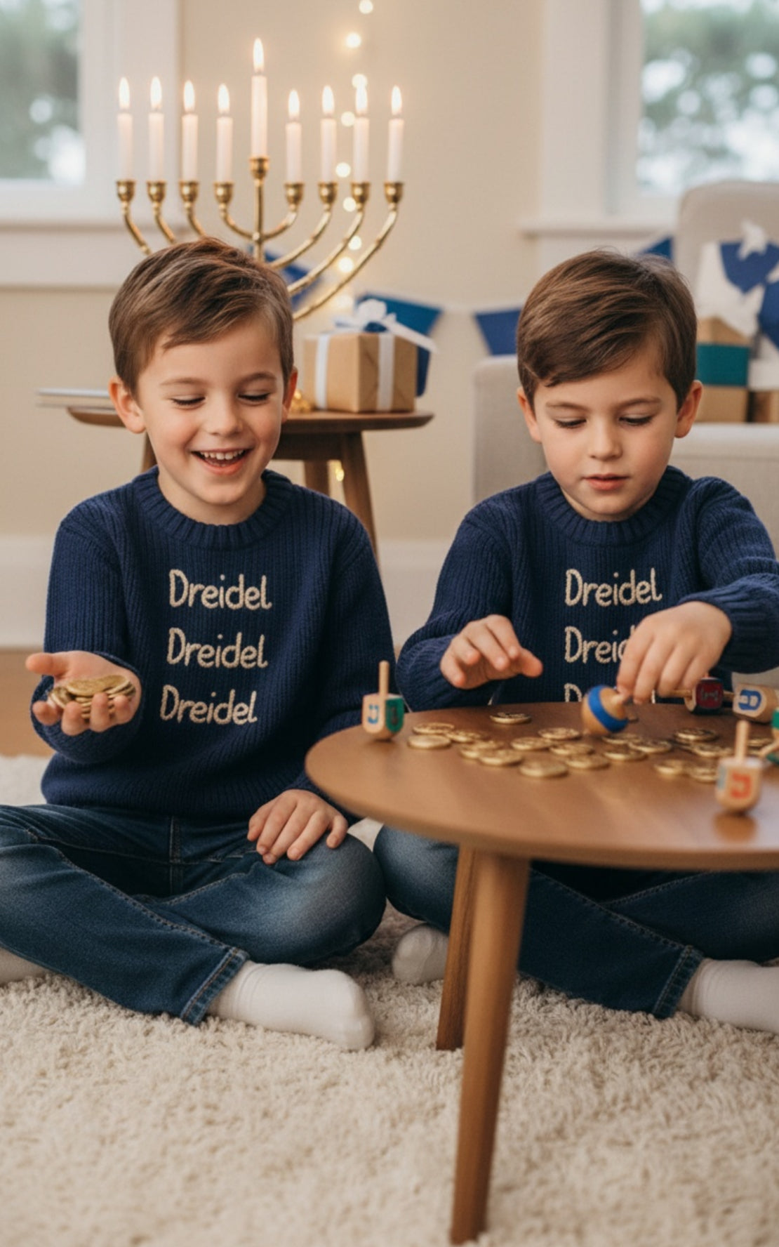 💙 Dreidel, Dreidel, Dreidel Sweater