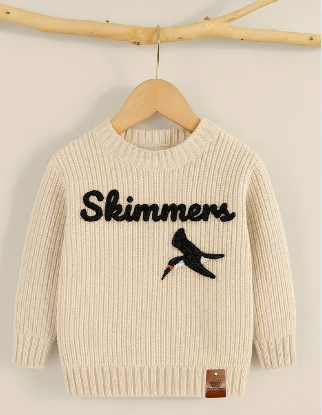 Sullivan’s Island Signature Mascot Cable Knit Sweater  🖤🪶