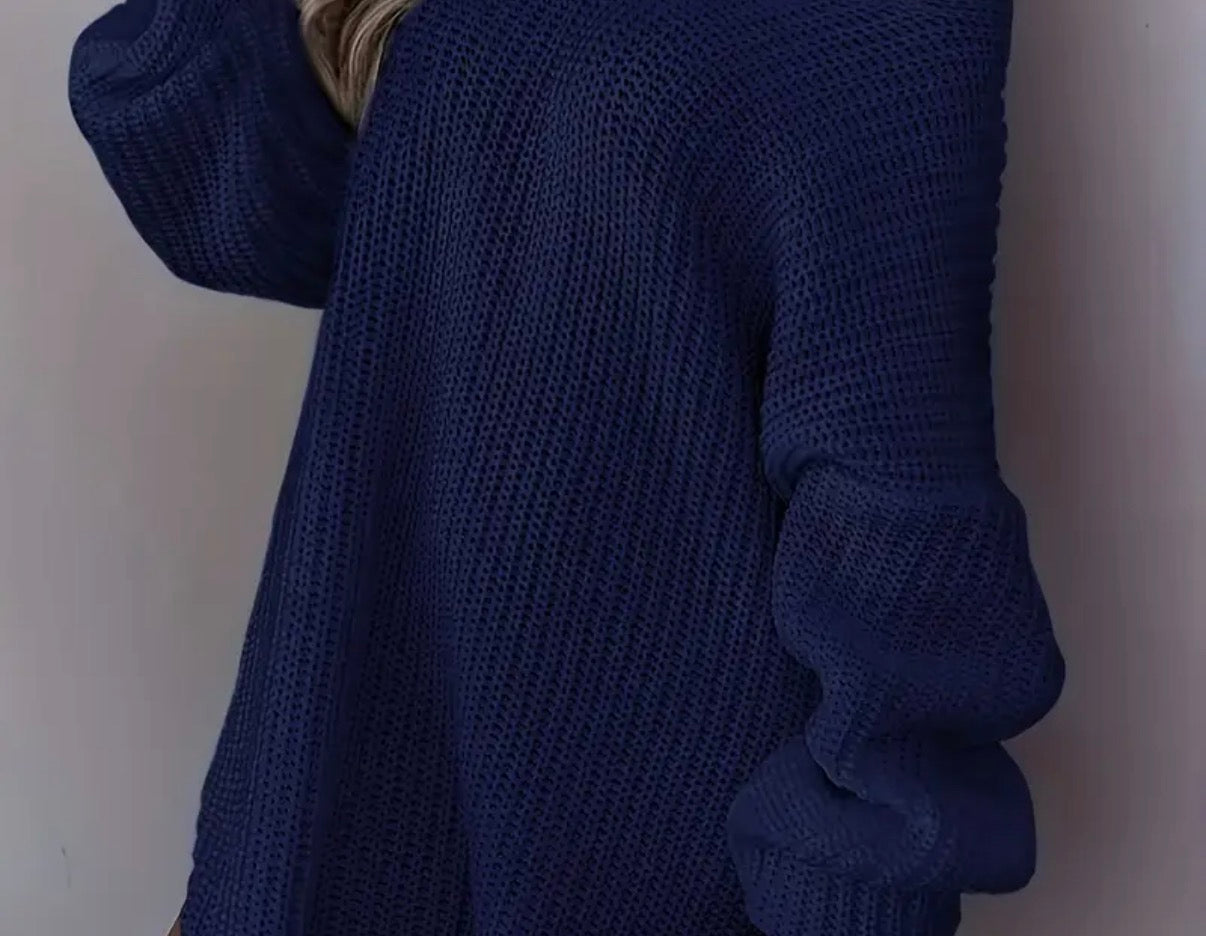 James B. Edwards Signature Oversized Chain Stitch Sweater
