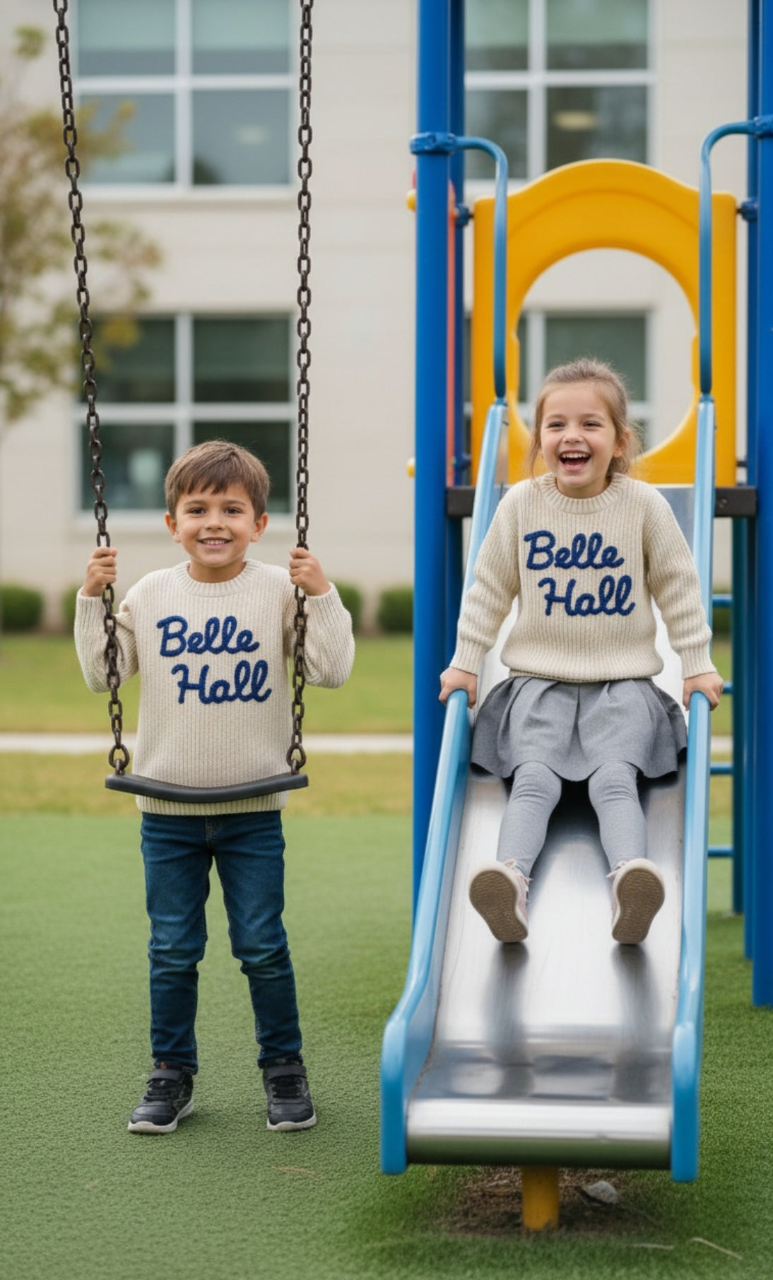 Belle Hall Signature Cable Knit Sweater 💙🎈