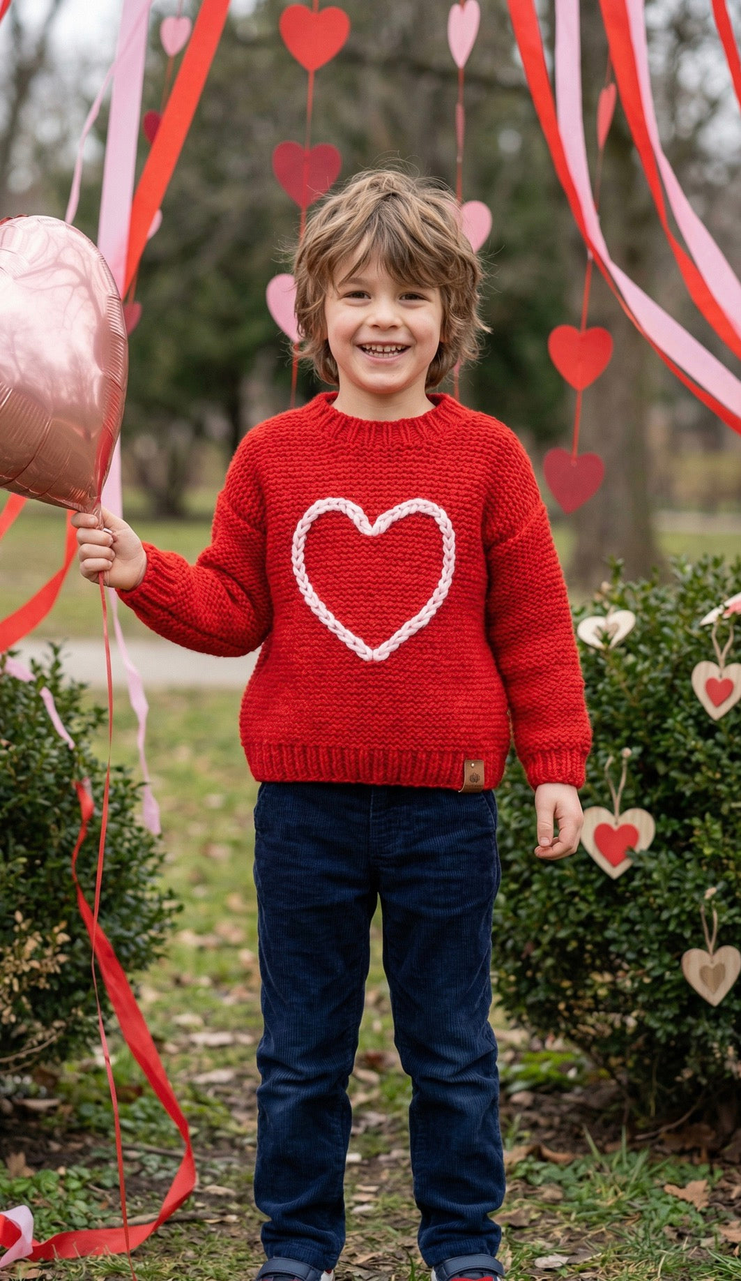 ❤️ Sweetheart Heart Sweater | Hand-Stitched Heirloom Knit ❤️