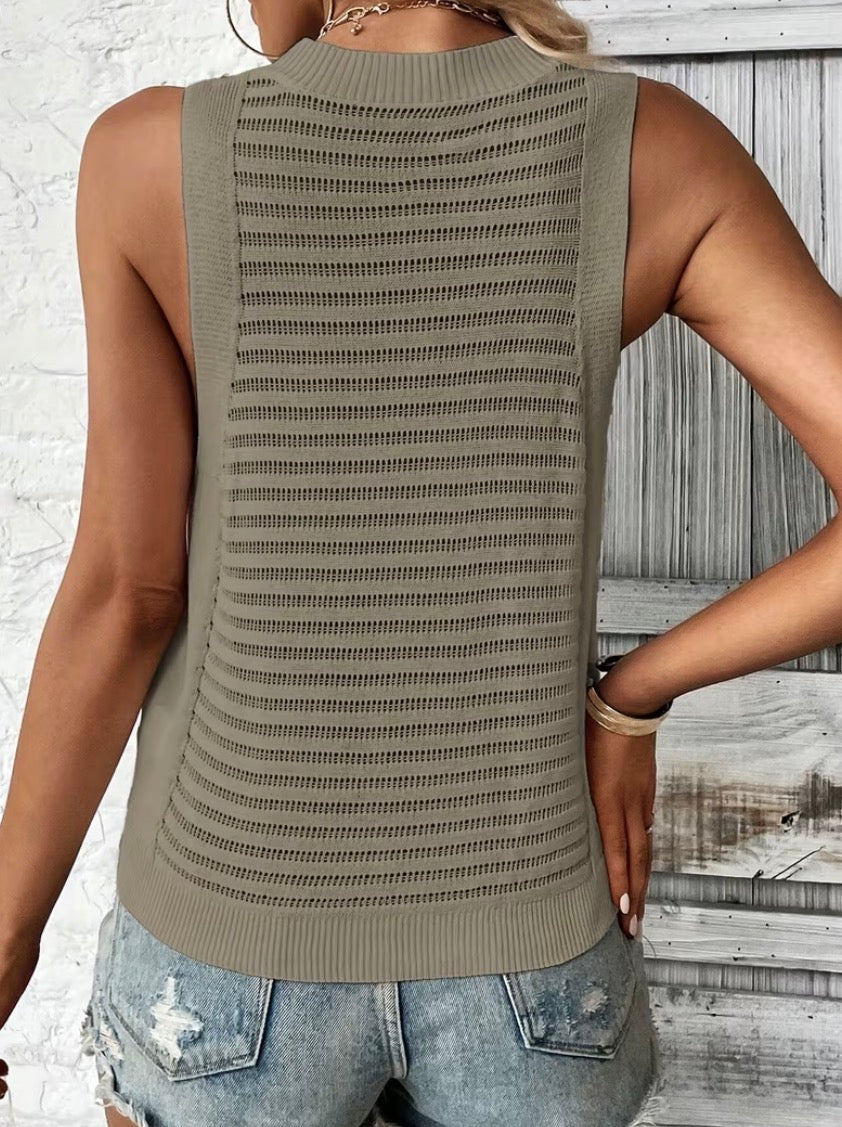 The Coastal Breeze Knit Tank