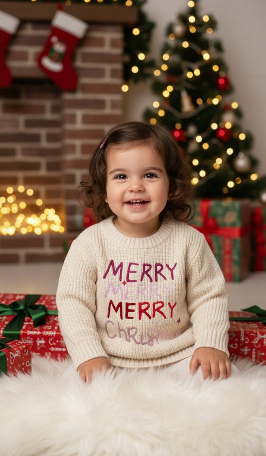 🎄 Merry, Merry, Merry Christmas Sweater