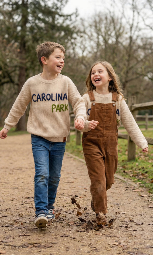 Carolina Park Elementary Cable Knit Sweater 💚🐺