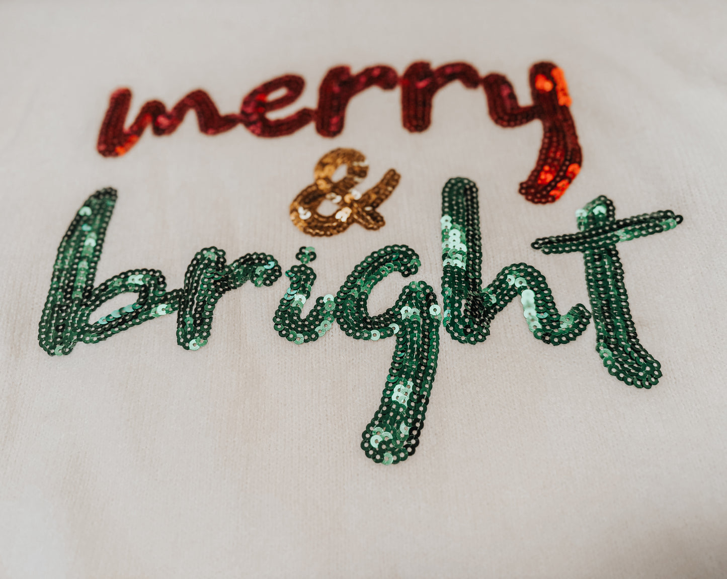 ✨ Merry & Bright Sequin Sweater – Holiday Glam Edition ✨