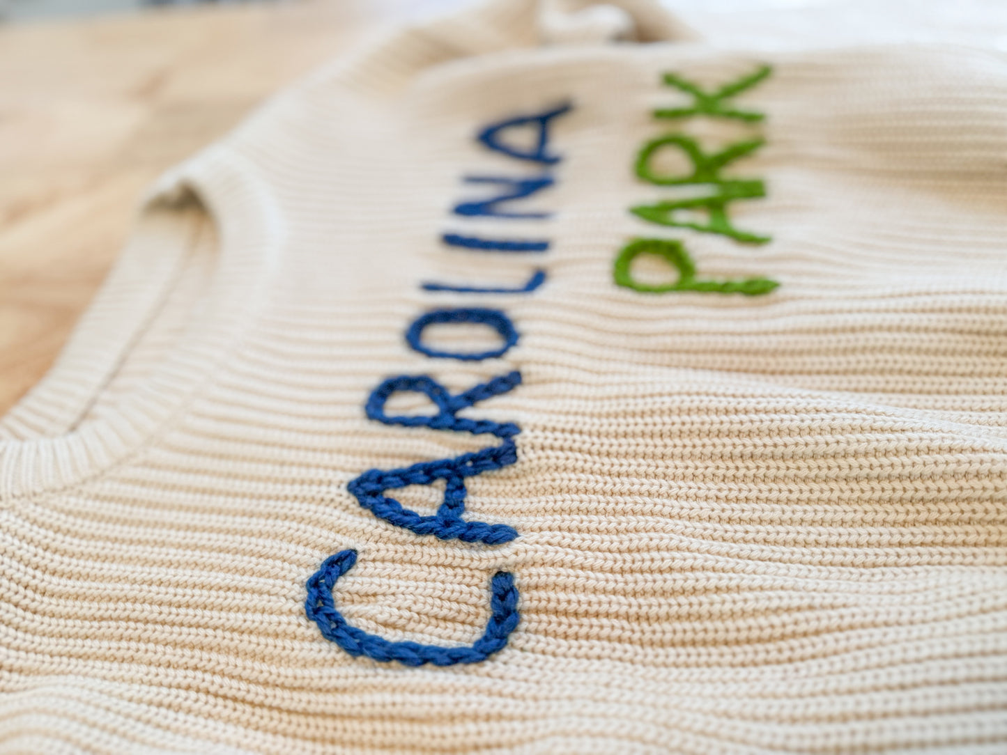 Carolina Park Elementary Cable Knit Sweater 💚🐺