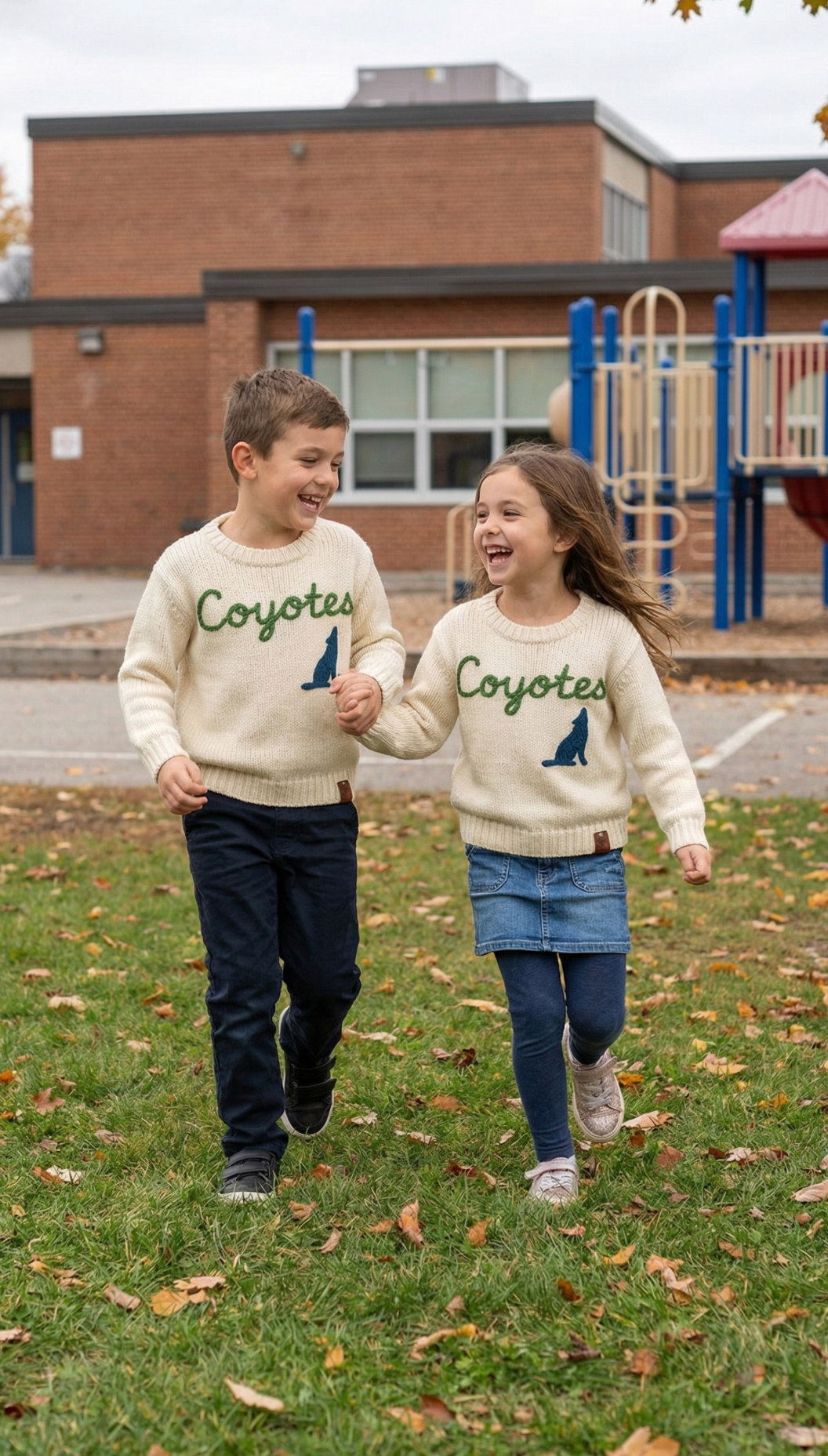 Carolina Park Coyote Signature Cable Knit Sweater 💚🐺