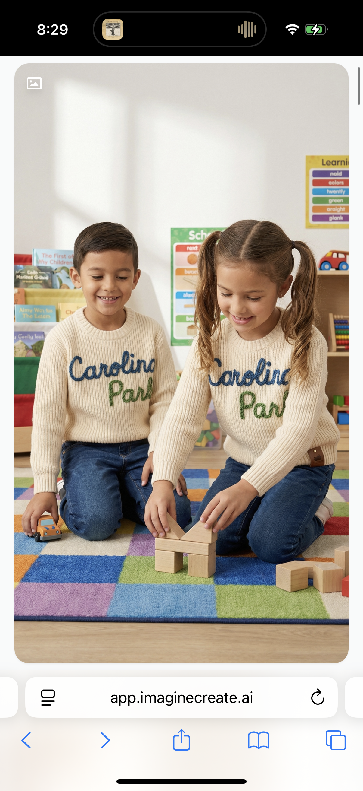 Carolina Park Signature Cable Knit Sweater 💚🐺