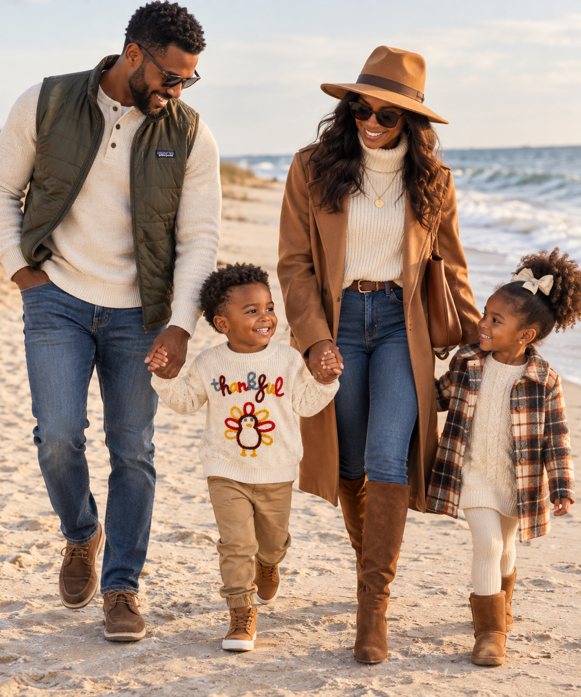 Thankful Turkey Signature Chain Stitch Children’s Sweater