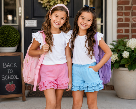 Ruffle Bloomer Shorts Set