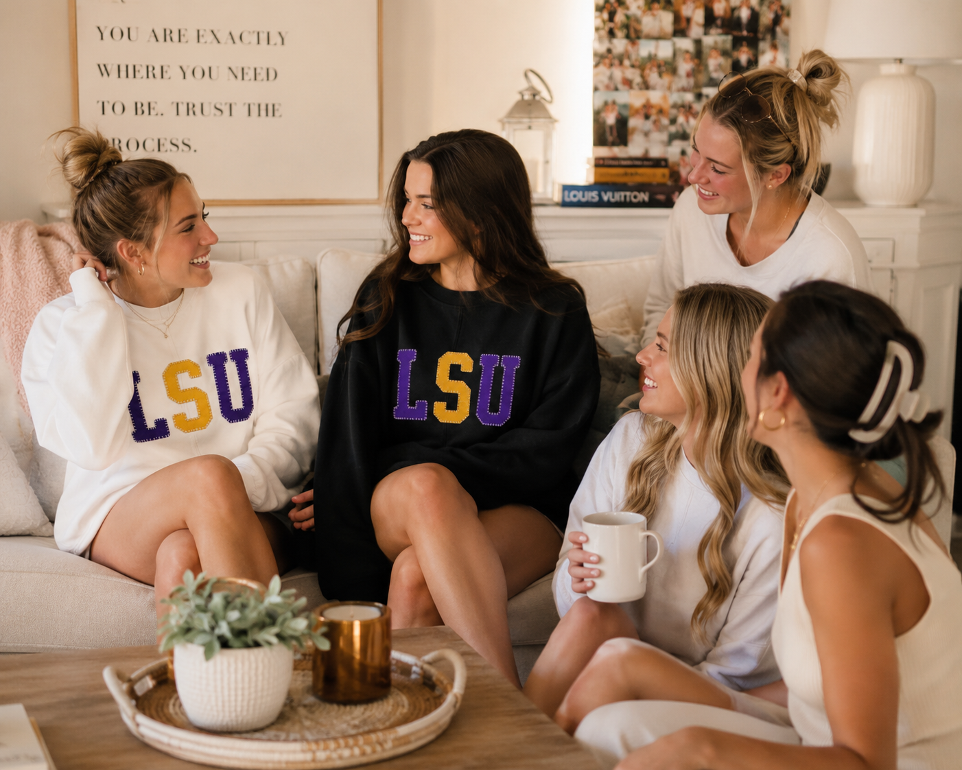 Classic LSU Blanket Heritage Oversized Sweatshirt
 💜💛🐅