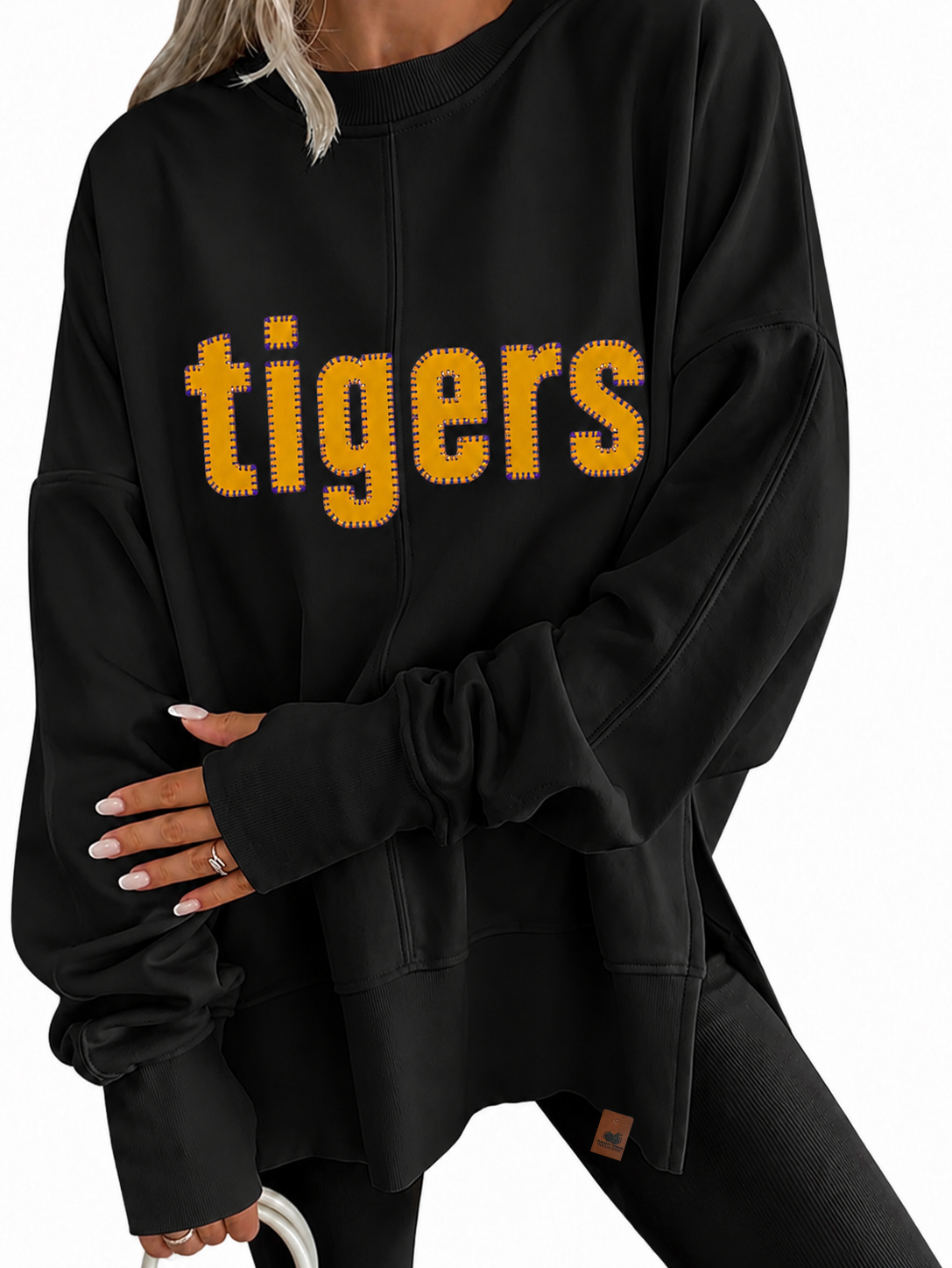 LSU Tigers Blanket Heritage Oversized Sweatshirt 💜💛🐅