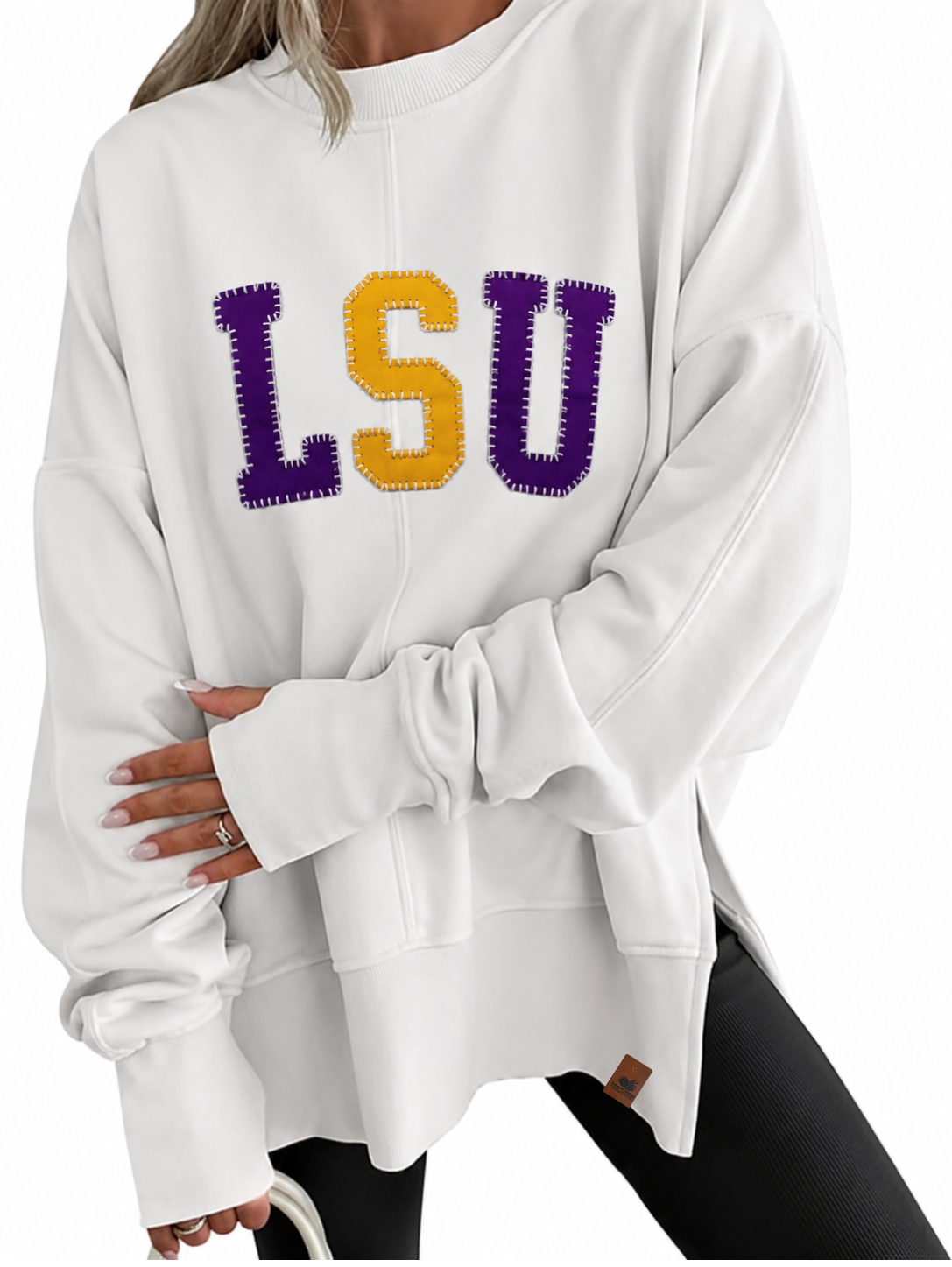 Classic LSU Blanket Heritage Oversized Sweatshirt
 💜💛🐅