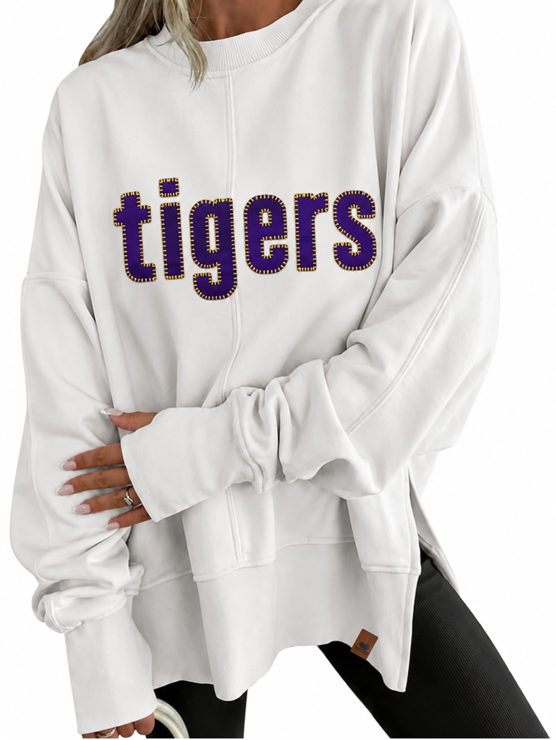 LSU Tigers Blanket Heritage Oversized Sweatshirt 💜💛🐅