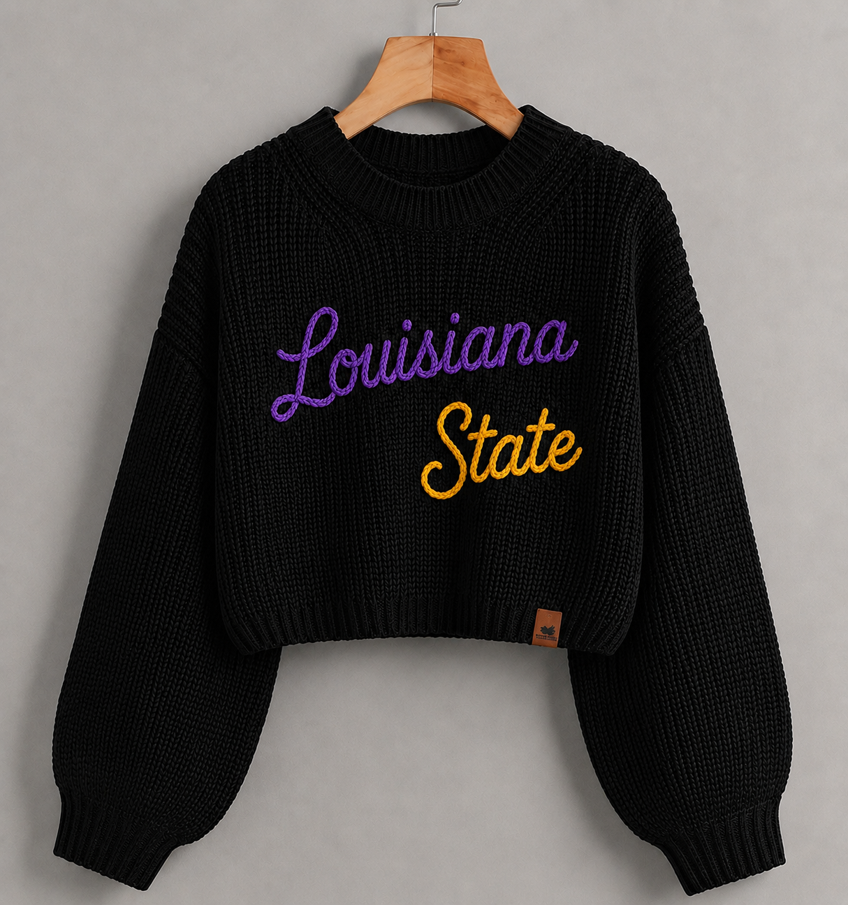 Louisiana State Signature Heirloom Sweater💜💛🐅