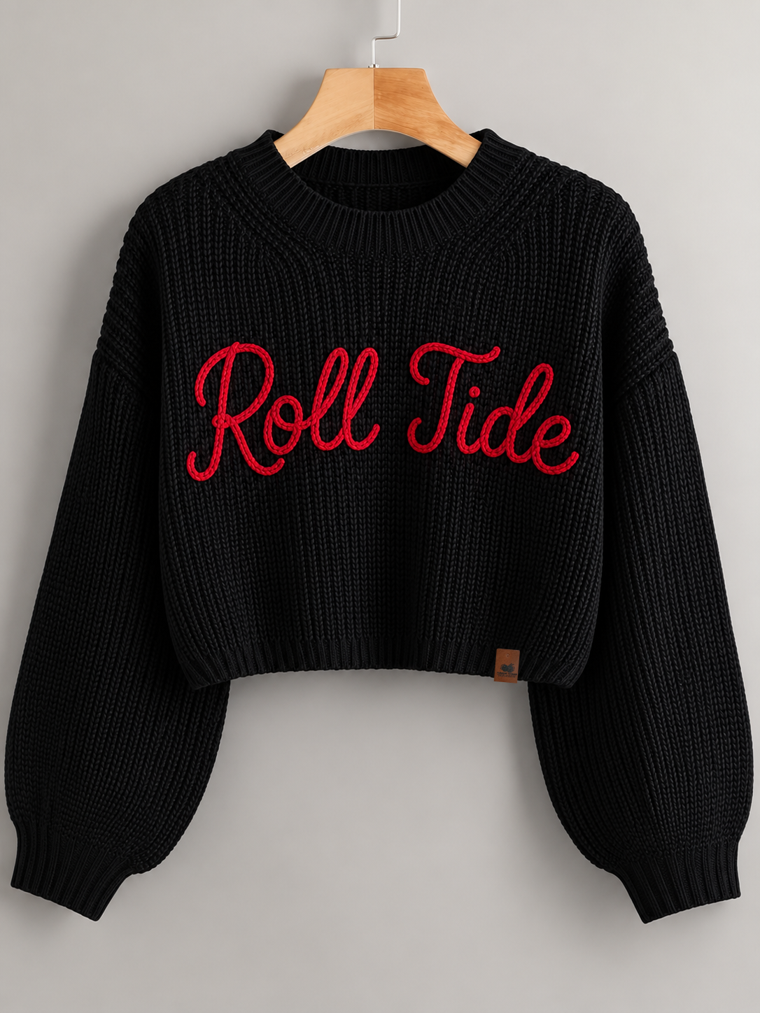 Pleasant Threads™ Roll Tide Signature Heirloom Chain Stitch Sweater