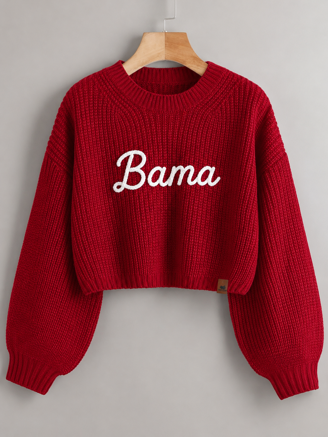 Pleasant Threads™ Bama Signature Heirloom Chain Stitch Sweater