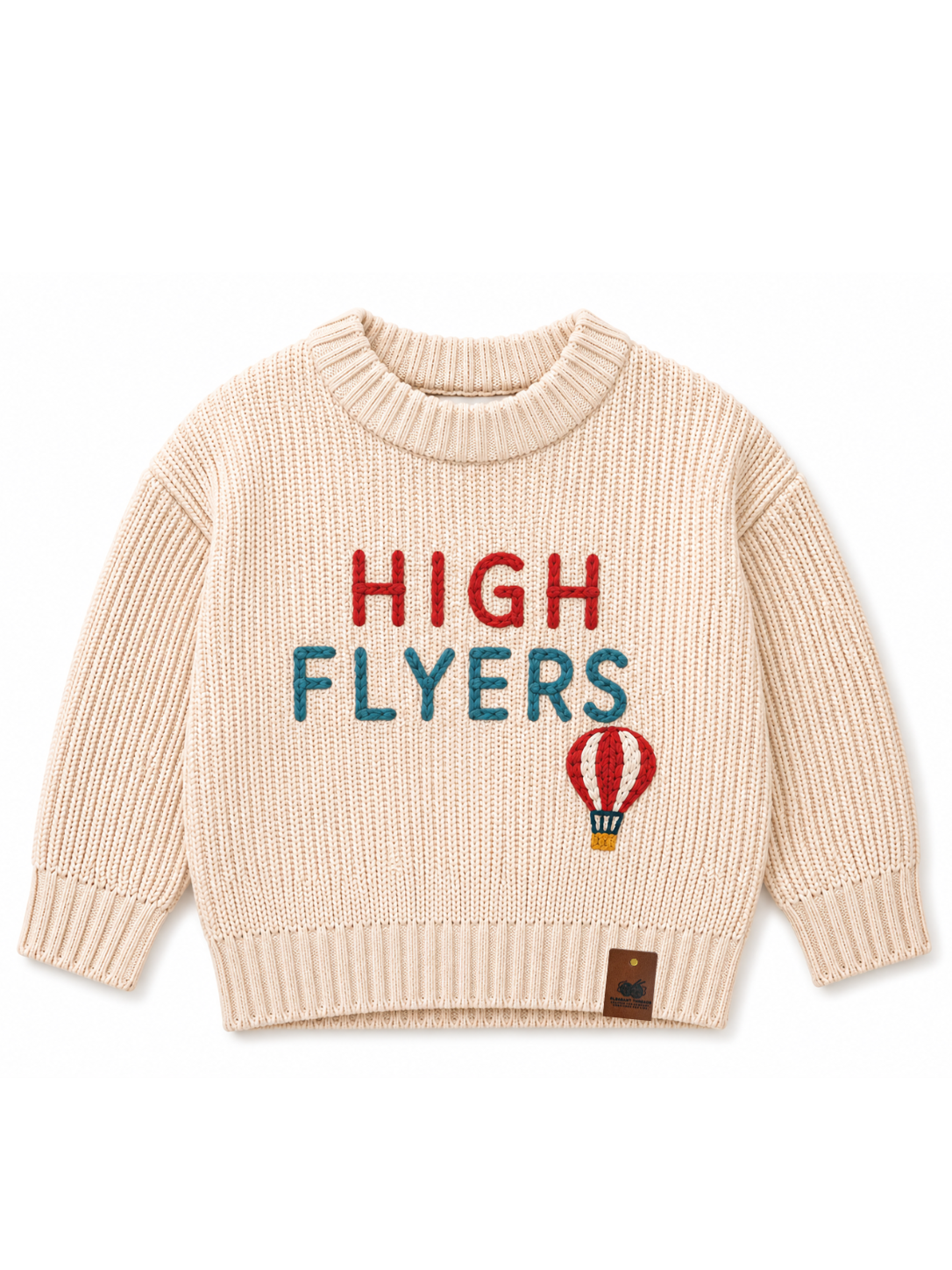 Belle Hall “High Flyers” Elementary Chain Stitch Heirloom Sweater 💙🎈