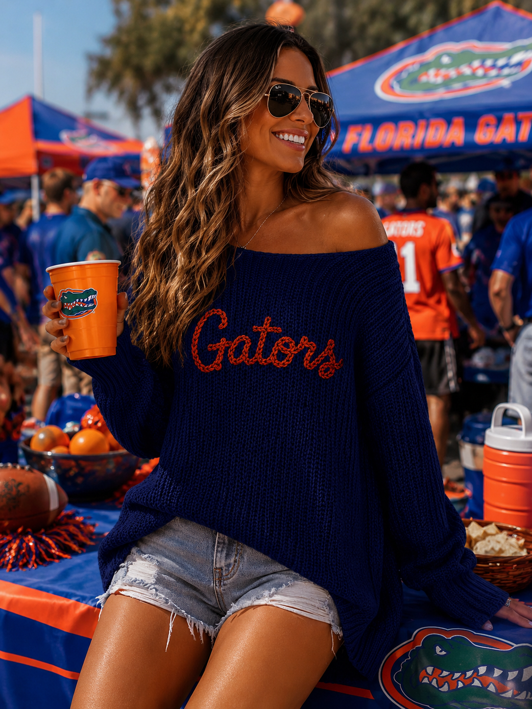 UF Gators Signature Lightweight Tunic Sweater
