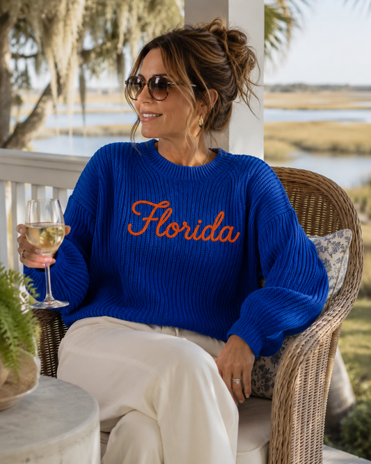 Florida Signature Heirloom Cropped Sweater