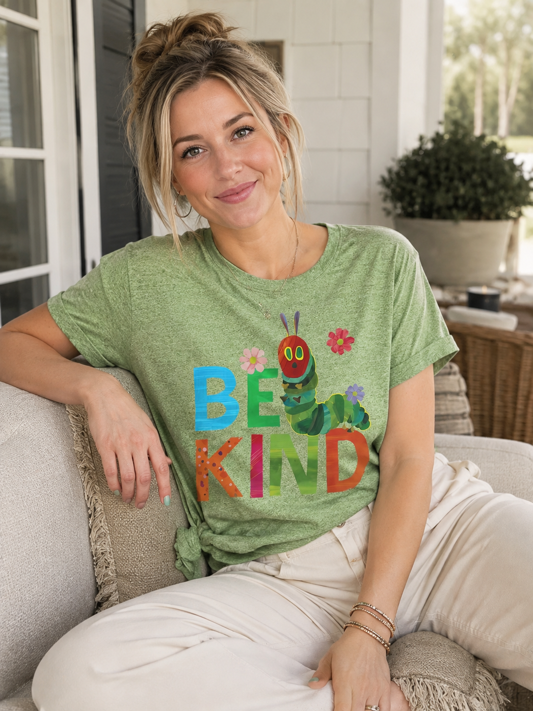 Be Kind Caterpillar Teacher Tee