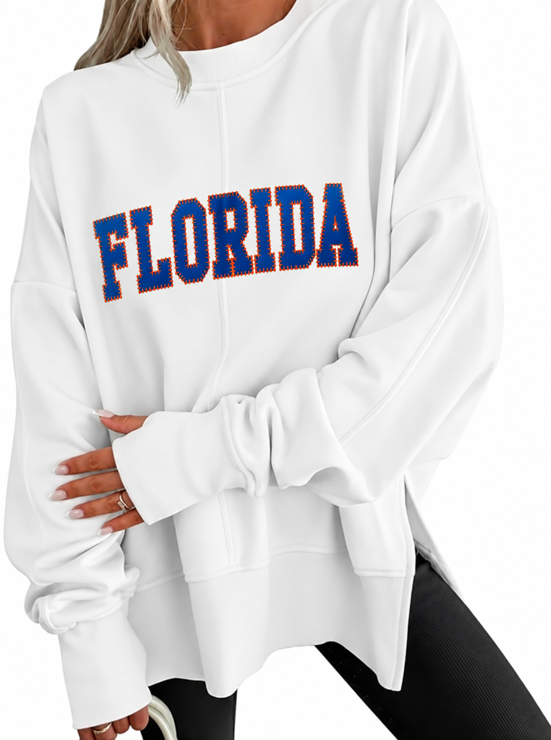Florida Heritage Blanket Stitch Heirloom Sweatshirt