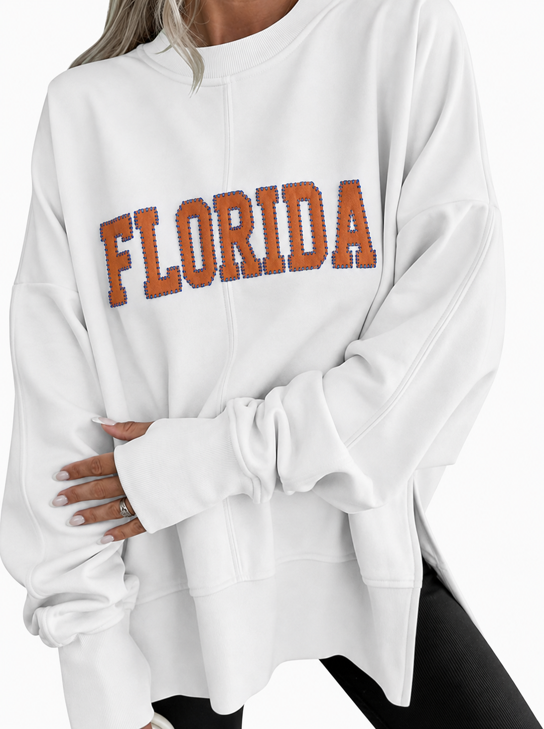 Florida Heritage Blanket Stitch Heirloom Sweatshirt