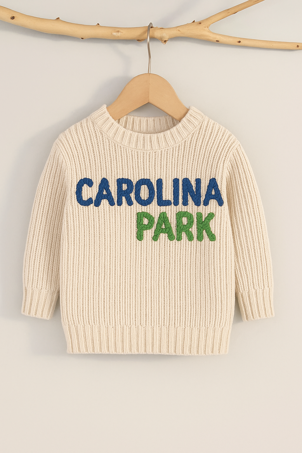 Carolina Park Elementary Cable Knit Sweater 💚🐺