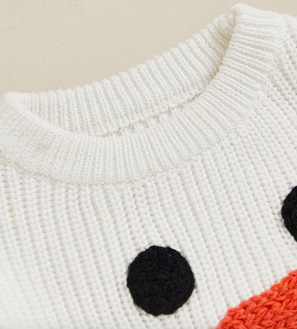 ⛄ Snowman Cable Knit Sweater